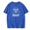 Summer Men's Solid Color Handsome Trendy Printed T-shirt Daily Comfortable and Versatile Short-sleeved Fashion Casual European
