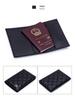 Chic Lambskin Diamond-Pattern Bi-Fold Passport & ID Wallet