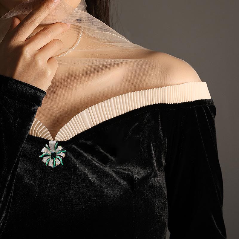 Royal Blue Bow S925 Sterling Silver Brooch & Pendant - Luxury Dual-Use Suit Accessory Corsage