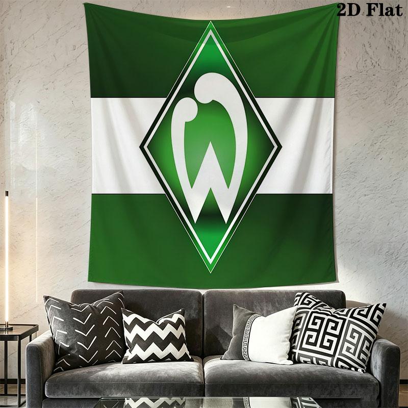 Werder logo Wall Hanging Printed Fabric Blanket Decorative Tapestries for Bedroom Living Room Home Decor