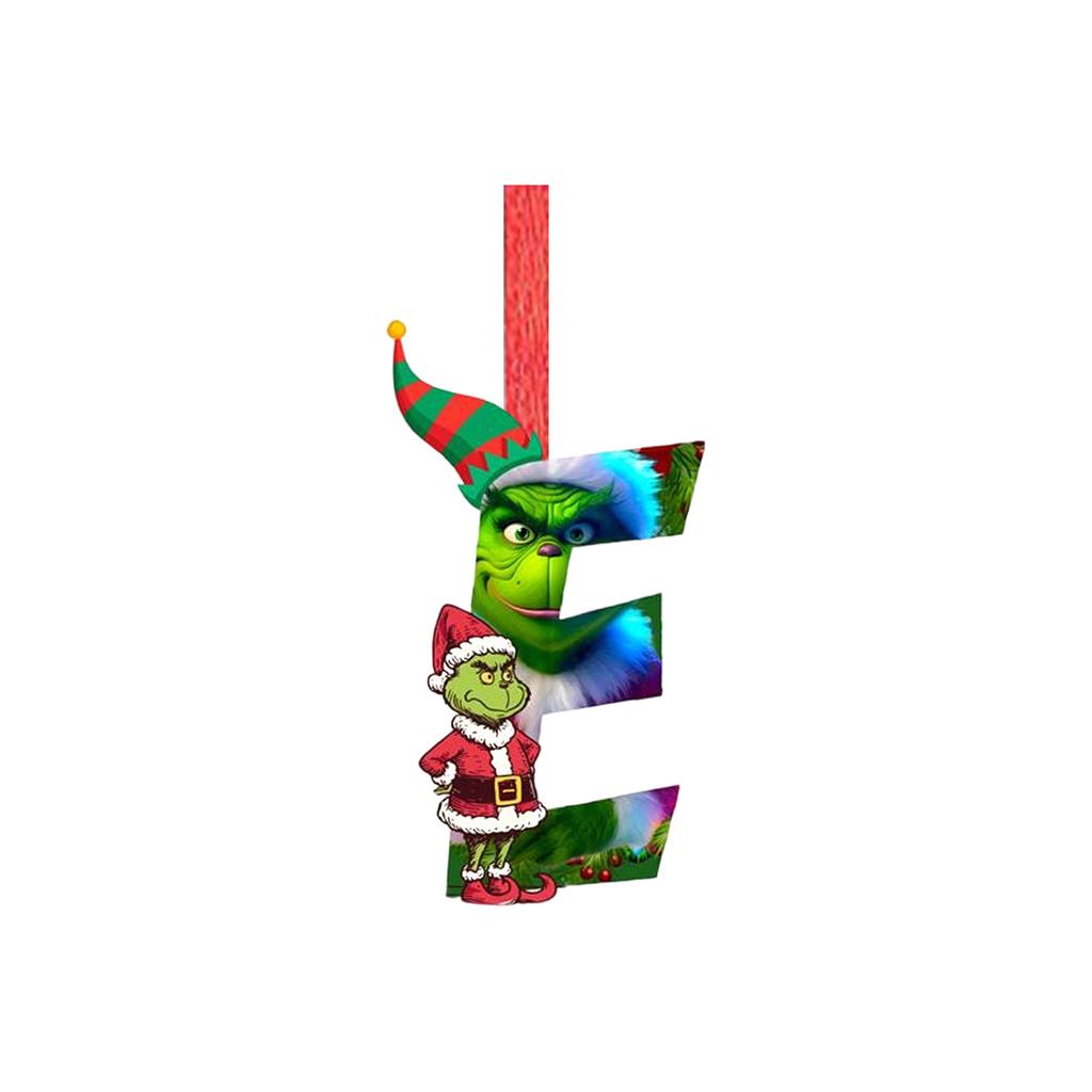 2D Christmas Decoration Pendant Christmas Tree Tag Theme Party Crafts Ornament