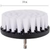 4Inch Drill Brush Attachment, 1/4'' Drill Bit Car Detailing Scrubbing Brush, Pneumatic Scrubber Stiff Brushes for Cleaning Carpet & Leather, Car,