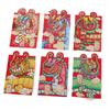 6Pcs/set Cute Dragon Red Packet Cartoon Cartoon Red Bags 3D Print Red Envelope  Celebration Party