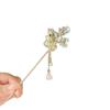 Three-Flower Butterfly Updo Hairpin – Elegant Women's Ancient Style Xiuhe Hair Accessory