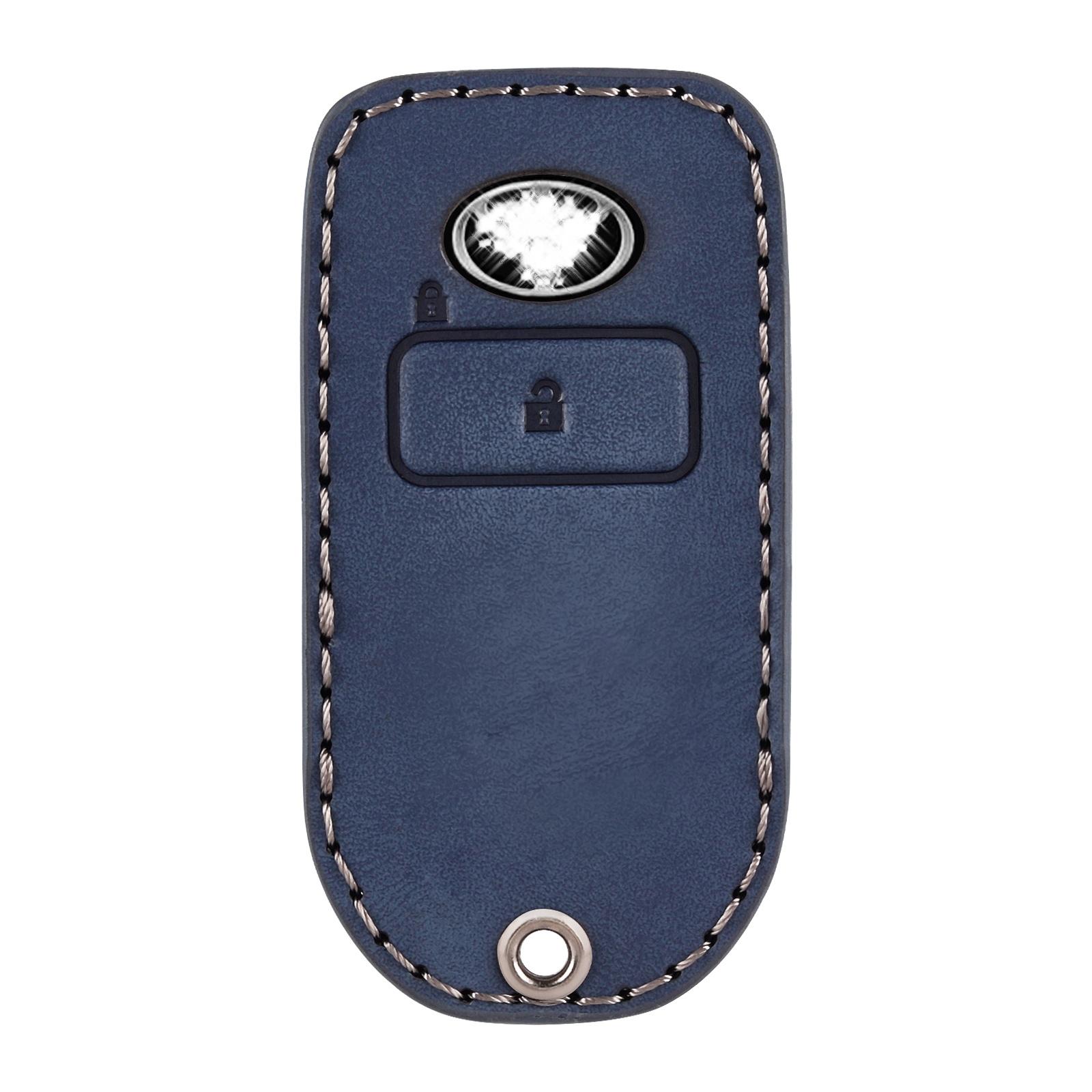 

2 Buttons Leather Car Key Cover for Toyota RAIZE Veloz Avanza Wigo 2023 Case for Daihatsu Rocky Key Holder Remote Case Keychain
