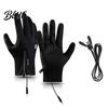 Thermisch isolierte Handschuhe Bildschirm Elektrisch Wiederaufladbar Hand Männer Frauen Wasserdicht Beheizt Wärmer Touch für Skifahren