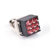 1X 9-Pin 3Pdt Guitar Effects Pedal Box Stomp Foot Metal Switch True Bypass Black