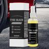 Car Wheel Cleaner Spray Effective Tire Shine Cleaner 100ml Mild Tire Cleaner Wheel Cleaner Spray Long-Lasting Shine For Car