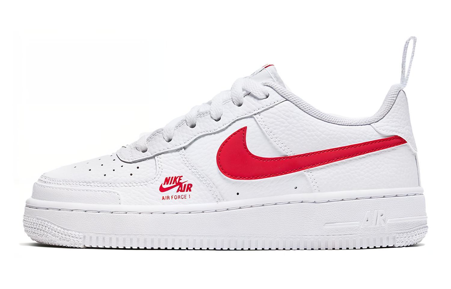 

Nike Air Force 1 Low 07 White University Red GS CZ4203-100 37.5