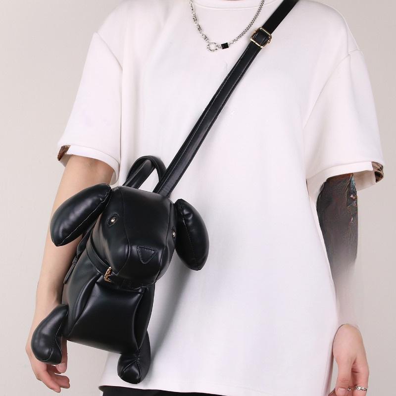 Borsa a Spalla/Crossbody da Donna a Forma di Bassotto in Morbida PU Pelle Borsa a Mano Creativa alla Moda