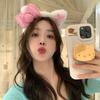 1-20Pcs Hair Band Cute Cat Ears Hair Band with Bow Hair Band for Girls Face Wash Make-up Headband Anti-slip Headband