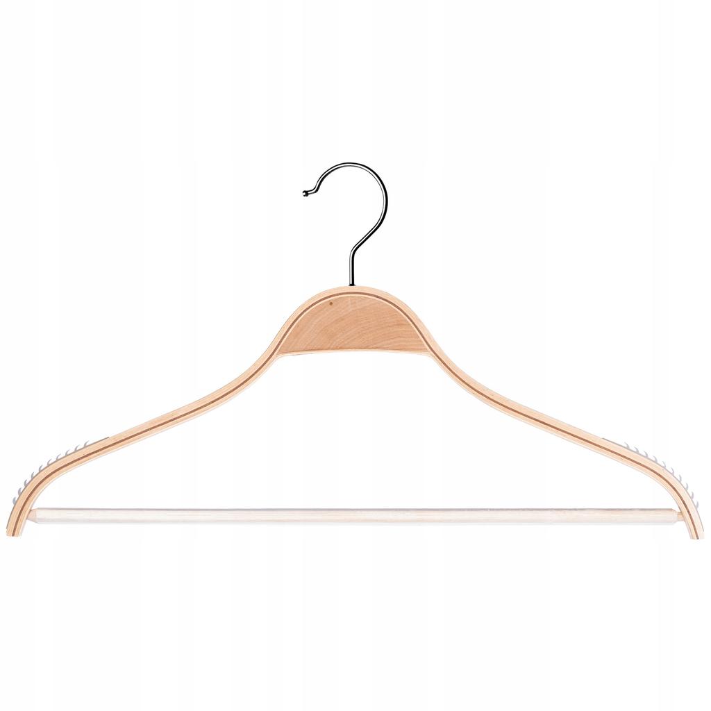 KADAX Wieszaki Drewniane Na Ubrania Laminowane