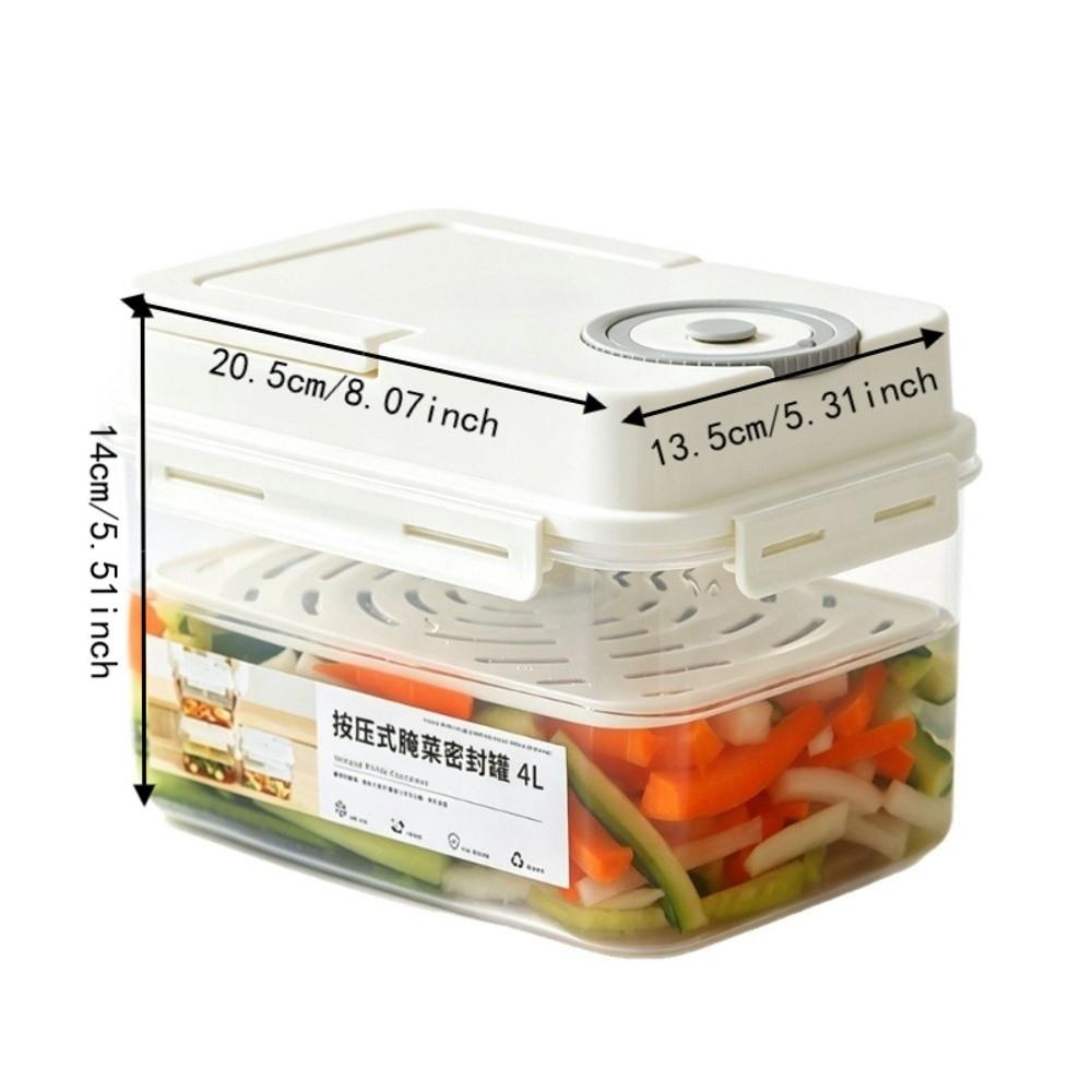 Leakproof Kimchi Jar Food Grade Kitchen Organizer Kitchen Accessories Pickle Container  Picnic