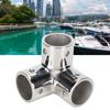 3 Way Corner Tee Joint 316 Stainless Steel Mirror Polished Yacht Hand Rail Elbow Pipe Fittings
