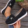 Women’s Platform Casual Sneakers Metallic Chain Slip-On Shoes