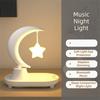 Bedside Use Bluetooth Night Light LED Light Bluetooth Speaker Music Night Light  Office Decoration