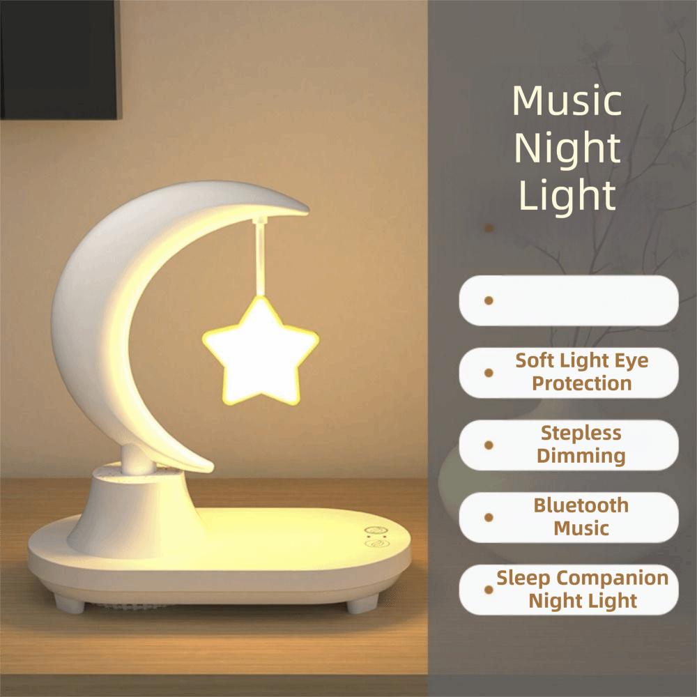 Bedside Use Bluetooth Night Light LED Light Bluetooth Speaker Music Night Light Office Decoration