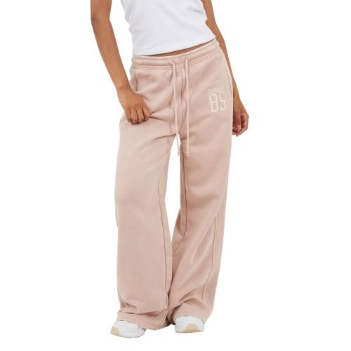 Brave Soul Womens/Ladies Acid Wash Embroidered Wide Leg Joggers