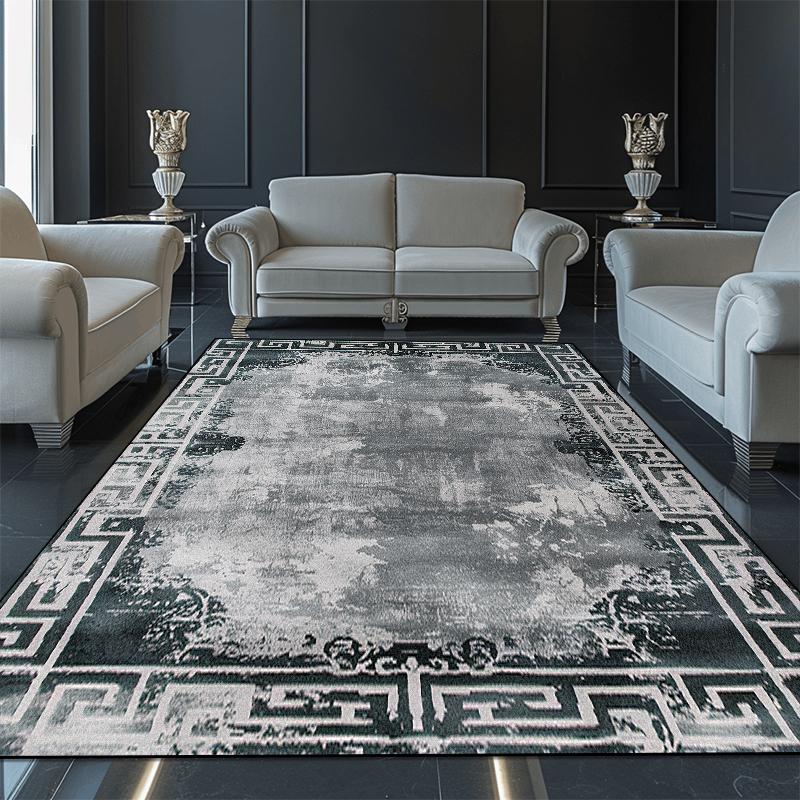 

Розкішні Золоті Великі Килими для Вітальні Європа Америка Вілла Зал Килимова Декорація Килим під Диван Нековзкий Килимок під Журнальні Столики 60*90cm