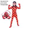 Girls' Superhero Anime Costume Set with Jumpsuit, Eye Mask, and Bag for Halloween and Festivals
