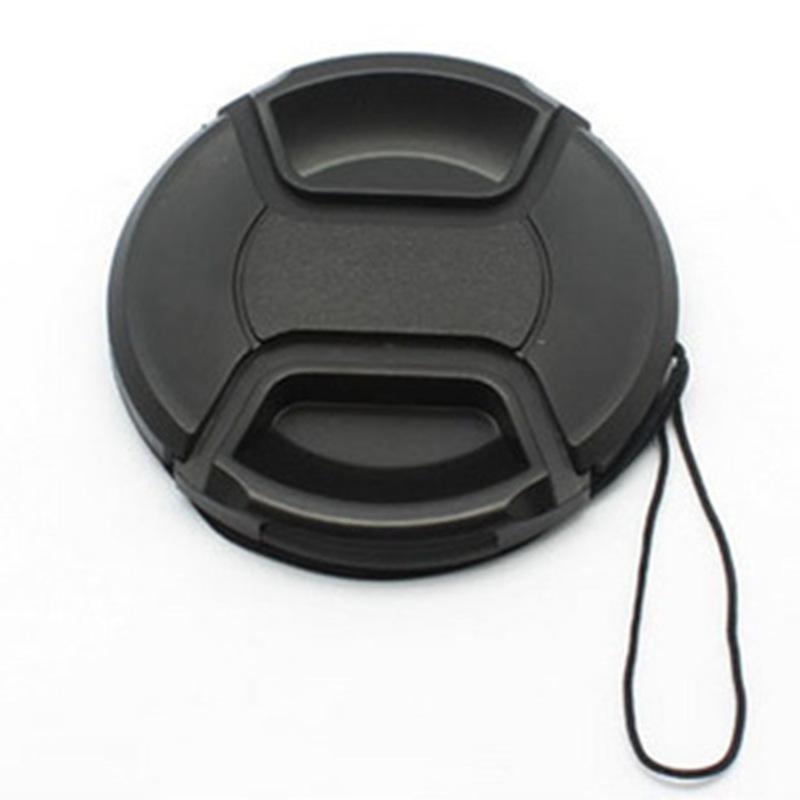 1 Pcs Lens Cap 49 52 55 58 62 67mm Snap-on Camera Front Lens Cap Cover Protector for Canon Nikon Sony Camera Len Caps