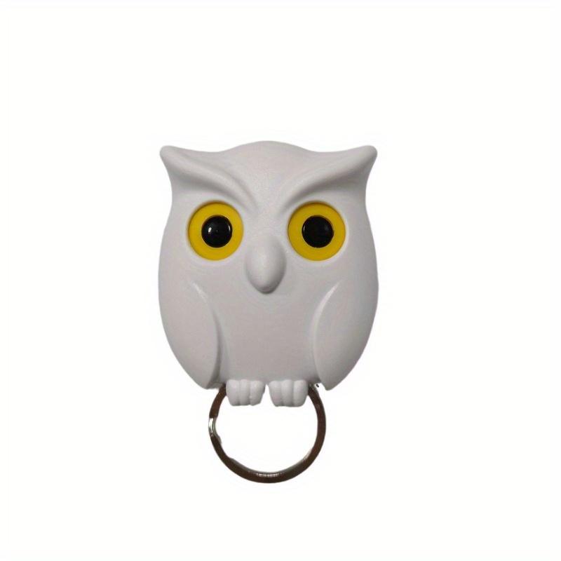 1pc Owl Key Hook Door Porch Wall Hanging Arrangement and Storage Nail Free Home