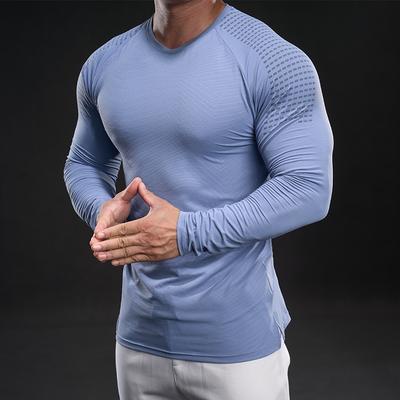 Long-sleeved Tights for Men's Outdoor Sports Running Fitness Training Muscle Quick-drying Top