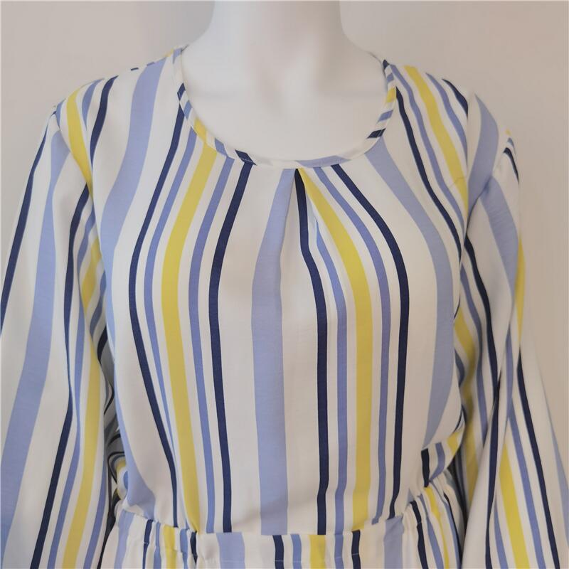 Plus Size Arabic Muslim Casual Robe - Spring/Summer Middle Eastern Dress