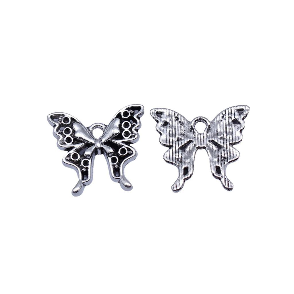 Butterfly Charms Simple Pendants For Minimalist DIY Jewelry Making