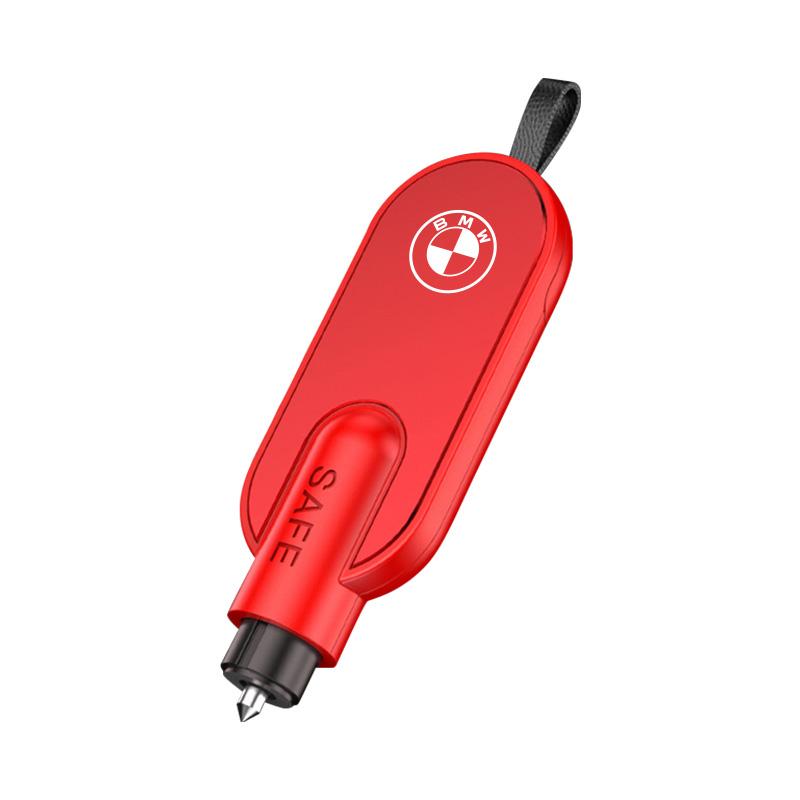 CUP1 Car Emergency Hammer 2-in-1 Glass Breaker Seatbelt Cutter For BMW X1 X2 X3 X5 X4 X6 X7 G30 G20 G32 G11 G12 F40 F30 F20 F10 F34 DQ0