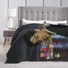 Cha Eun-woo Blankets  Warm Street Trend Plush Throw Blanket For Bedroom Picnic Flannel Bedspread Bed Cover