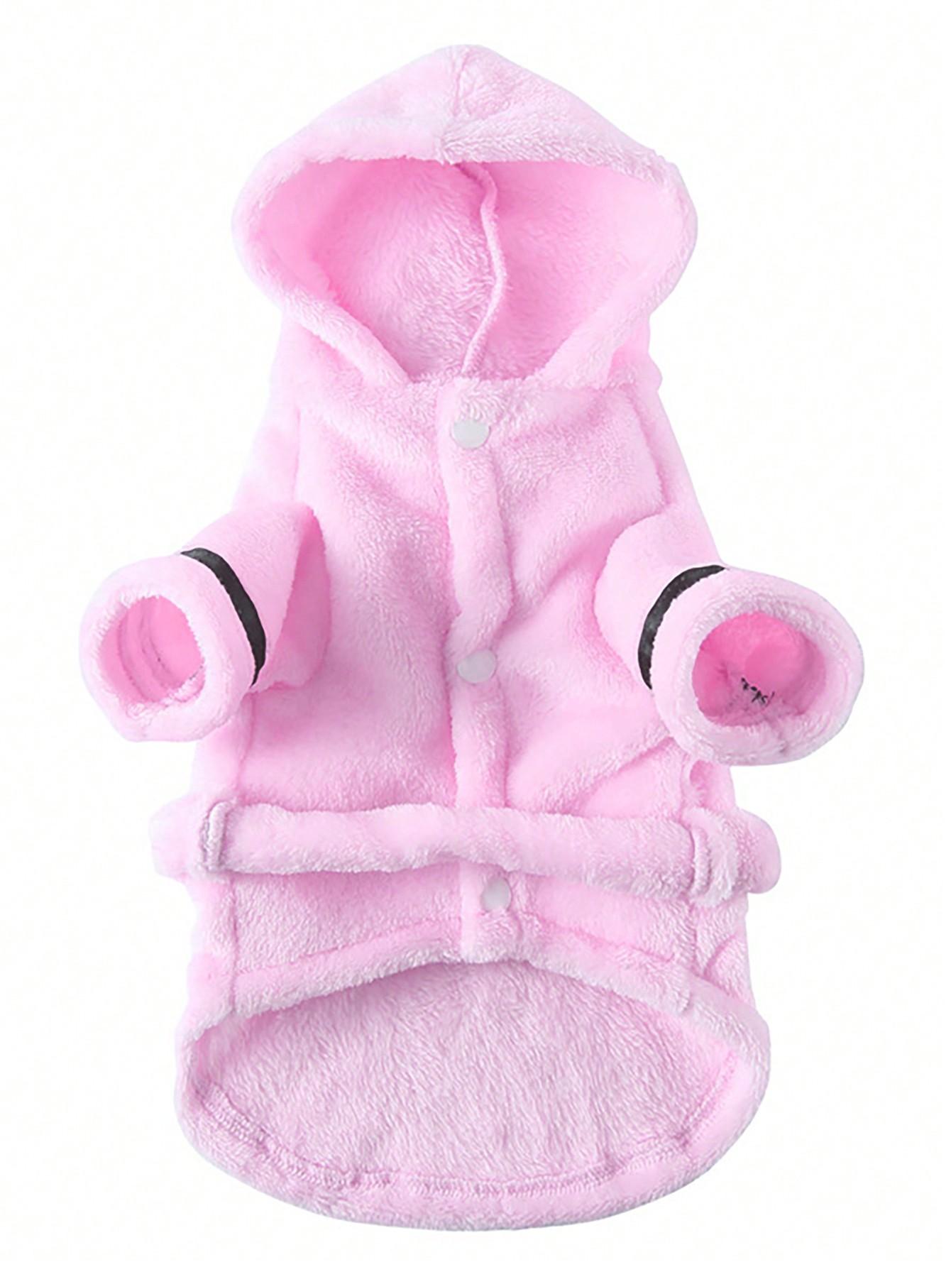 

1 шт.-Одежда для питомцев, собачьи халаты, спальные халаты для собак и кошек, быстросохнущие банные полотенца для собак, одежда для питомцев M розовый