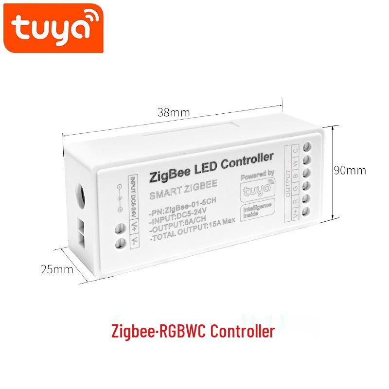 Graffiti Zigbee Light Strip Controller DC24V - Smart Home RGB/Single/Three-Color Controller