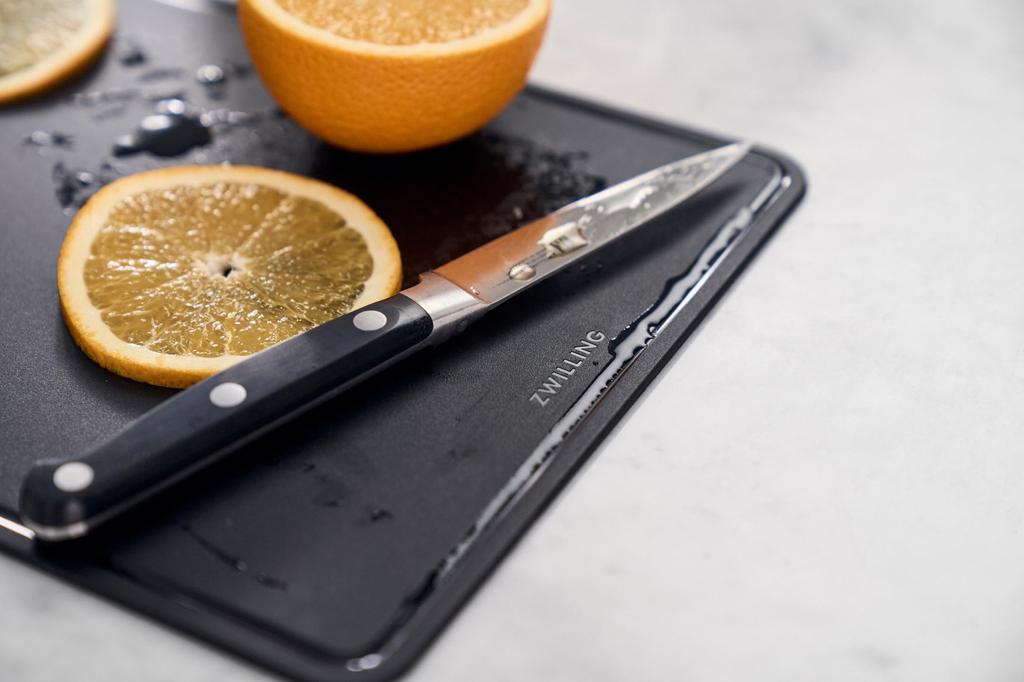ZWILLING TPU Cutting Board Set Dishwasher Antibacterial Japanese S/M 2-Piece - Black, Scratch-Resistant, Safe, [Official Retailer] Z1033-050