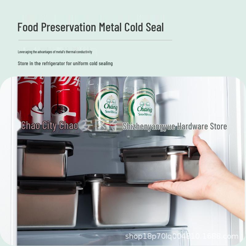 316 Stainless Steel Sealed Lid Lunch & Storage Container Bento Box