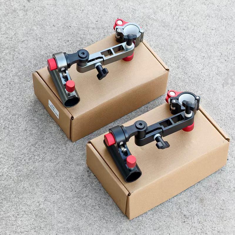 Universal Aluminum Alloy Double Rod Holder for Infinitely Adjustable Fishing Chair