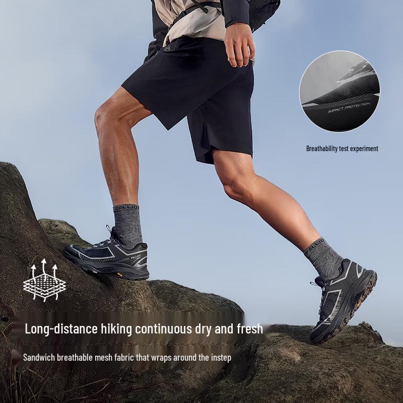 PELLIOT HT-WentU Unisex Vibram Outdoor Hiking Shoes