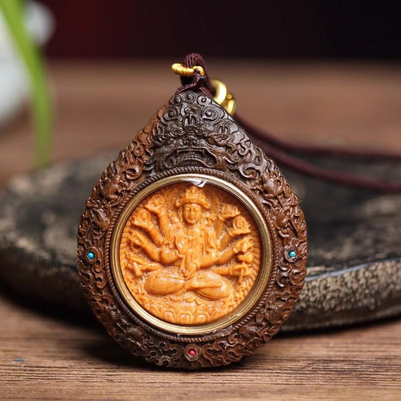 Chengui Zhao Gongming Martial God of Wealth Pendant Necklace – Five Ways God of Wealth Design for Men and Women