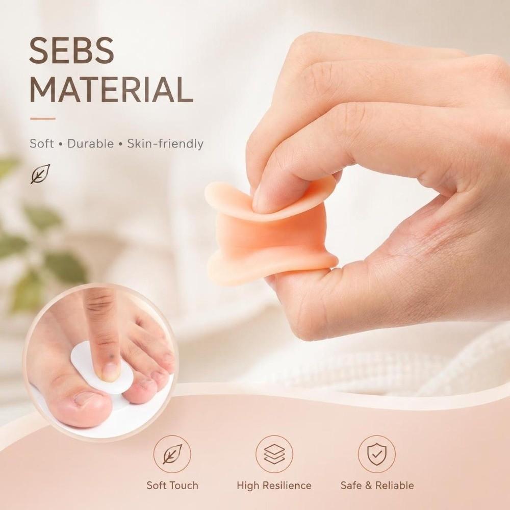 1 Pair Soft Flexible Big Toe Separator Bunion Relief Corrector Overlapping Toes Bunion Relief