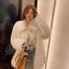 Fur new coat women's autumn and winter outer wear plush women's clothing loose trend
