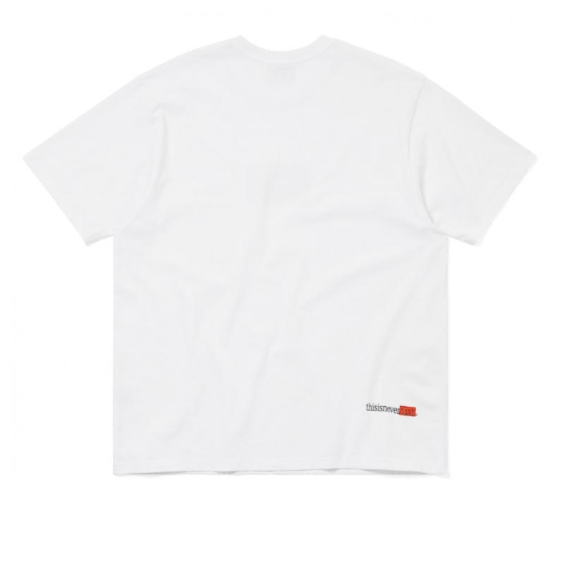 ThIs Is Never That Glitched Logo Tee White