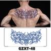 Waterproof Herbal Semi-Permanent Flower & Wings Sleeve Tattoo Sticker