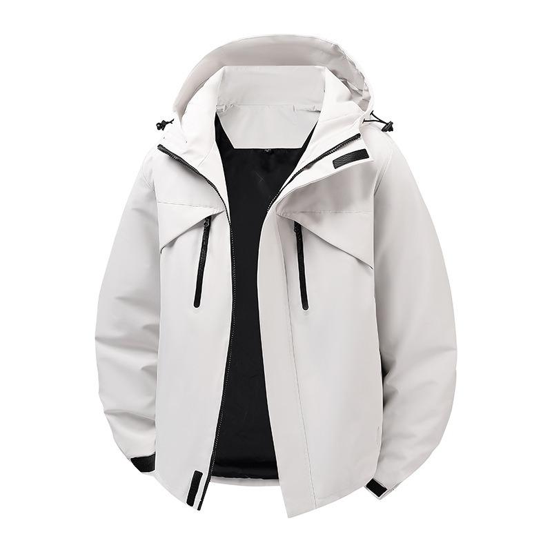 Single-layer Jacket Men's Light and Thin Trendy Jacket Women's Windproof and Waterproof Enterprise Work Clothes Group Clothes Tooling