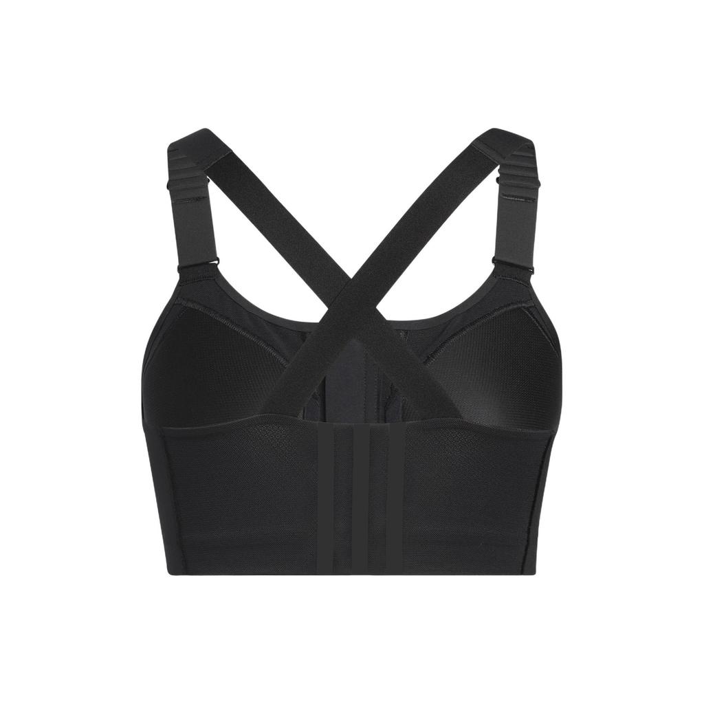 Adidas Solid Color Adjustable Strap Zipper Sports Bra Women Underwear HC7497