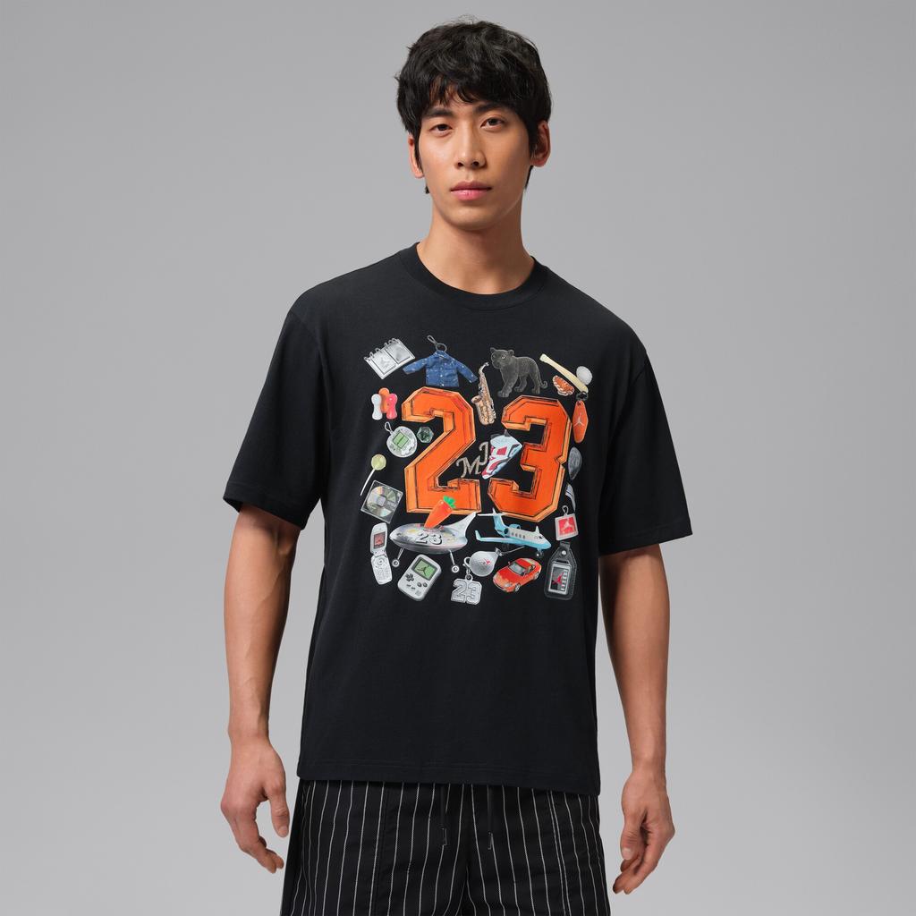 Jordan T-Shirt Ss26 Round Neck Drop Shoulder Solid Pullover Kids Tops IW1445-010