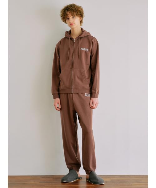 Fleece Print Long Pants PMCP255994BRWL [HOMME]