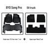 Odorless TPE Floor Mats for BYD Song Pro - Eco-Friendly with Door Sill Coverage