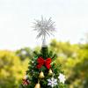 Christmas Tree Star Topper Glowing Snowflake Pendant Xmas Tree Topper Christmas Festival Supplies Xmas Decorations Ornaments