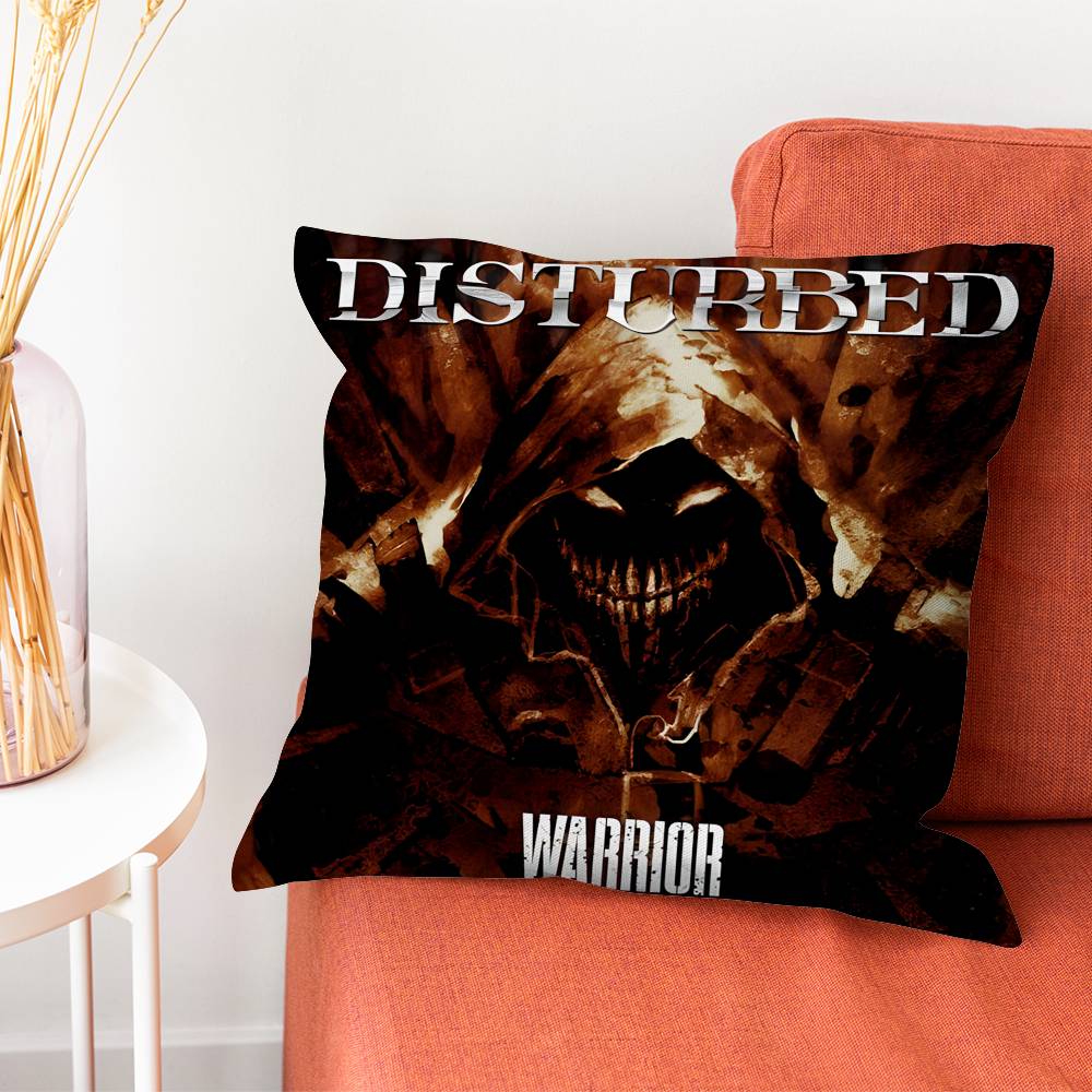 DDisturbed Band Ten Thousand Fists Pillowcase for Sofa Cover Decoration Home Decor Items Luxury Pillow Covers Cushion Cushions