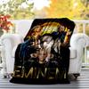 Eminem Flannel Blanket Soft All-Season Throw, Design for Camping, Car Travel, Hiking Sofa, Bed, Office Perfect Gift for Parties